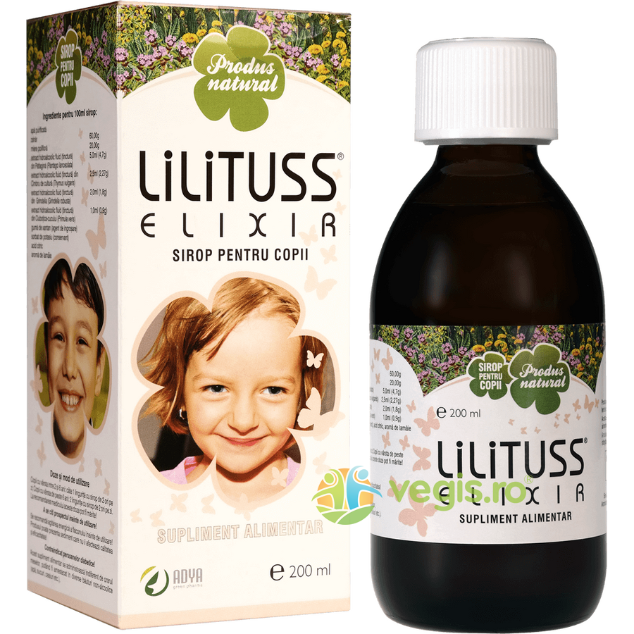 Sirop pentru Copii Lilituss Elixir 200ml