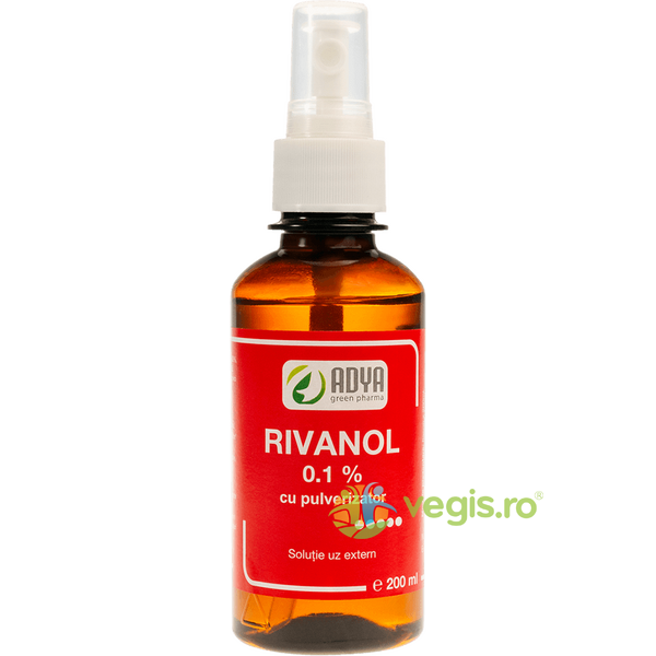 Rivanol 0.1% Spray 200ml, ADYA GREEN PHARMA, Unguente, Geluri Naturale, 1, Vegis.ro
