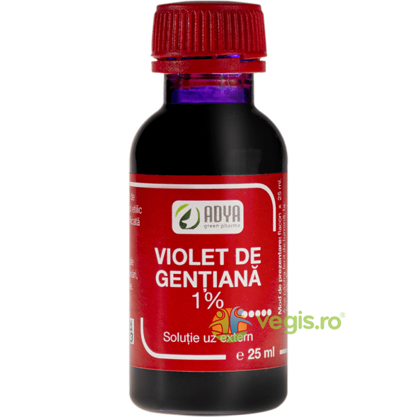 Violet de Gentiana 1% 25ml, ADYA GREEN PHARMA, Suplimente Lichide, 1, Vegis.ro