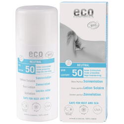 Lotiune Fluida de Protectie Solara SPF 50 fara Parfum Ecologica/Bio 100ml ECO COSMETICS