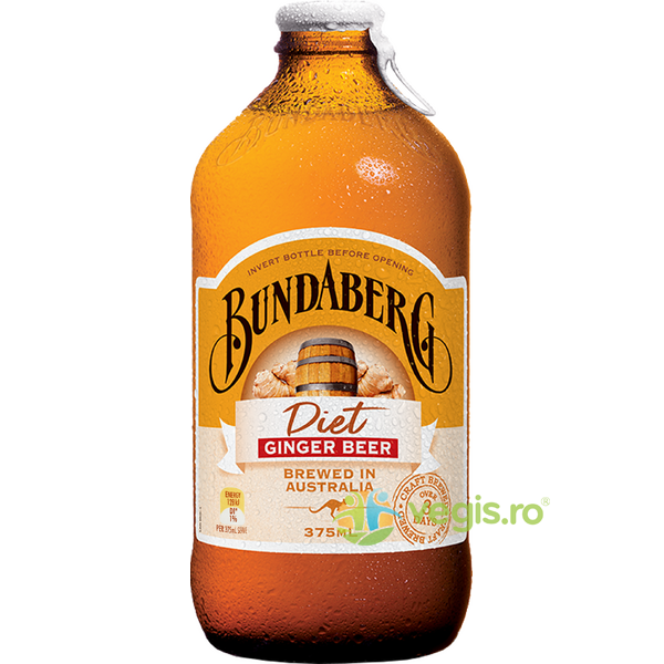Bere cu Ghimbir fara Alcool (Diet Ginger Beer) Bundaberg 375 ml, SANOVITA, Sucuri, Siropuri, Bauturi, 1, Vegis.ro