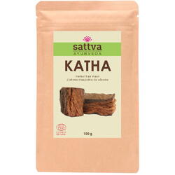 Pudra de Katha Tratament si Colorant pentru Par 100g SATTVA