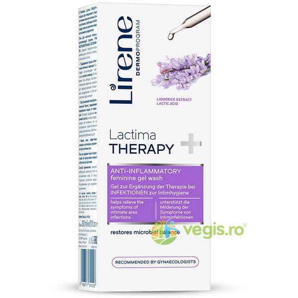 Gel Intim Lactima Therapy+ 300ml, LIRENE, Ingrijire & Igiena Intima, 1, Vegis.ro