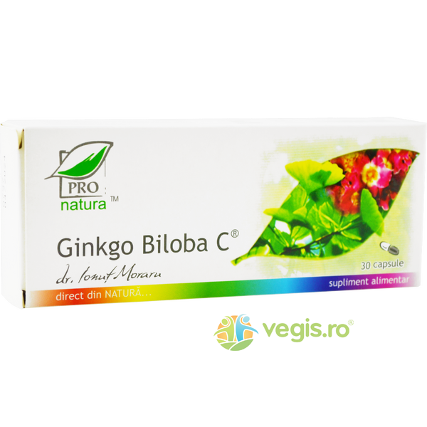 Ginkgo Biloba C 30cps, MEDICA, Remedii Capsule, Comprimate, 1, Vegis.ro