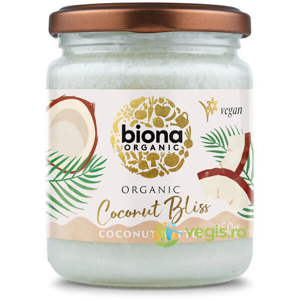 Crema de Cocos Tartinabila Coconut Bliss Ecologic/Bio 250g, BIONA, Creme tartinabile, 1, Vegis.ro