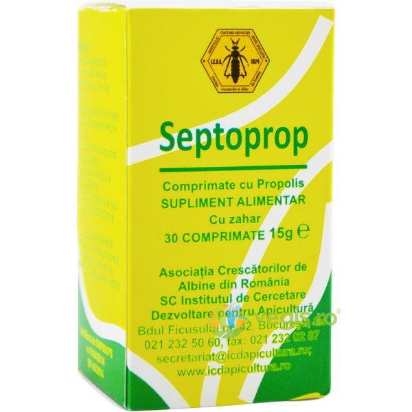Septoprop 30cpr, INSTITUTUL APICOL, Remedii Capsule, Comprimate, 1, Vegis.ro