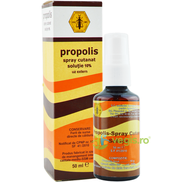 Spray Propolis 50ml, INSTITUTUL APICOL, Corp, 1, Vegis.ro