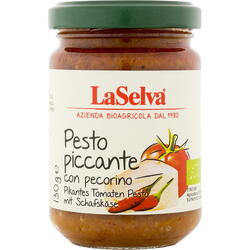 Pesto Picant cu Rosii si Pecorino Ecologic/Bio 130g LASELVA