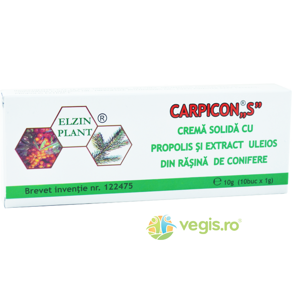 Carpicon S Supozitoare 10 X 1g, ELZIN PLANT, Fertilitate, Potenta, 1, Vegis.ro