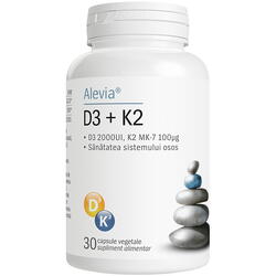 Vitamina D3+K2 30cps ALEVIA