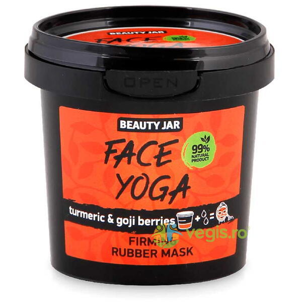 Masca Faciala Alginata pentru Fermitate cu Turmeric si Goji Face Yoga 20g, BEAUTY JAR, Cosmetice ten, 1, Vegis.ro