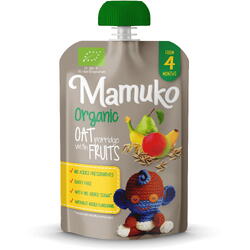 Porridge de Ovaz cu Fructe 4+ Luni Ecologic/Bio 100g MAMUKO