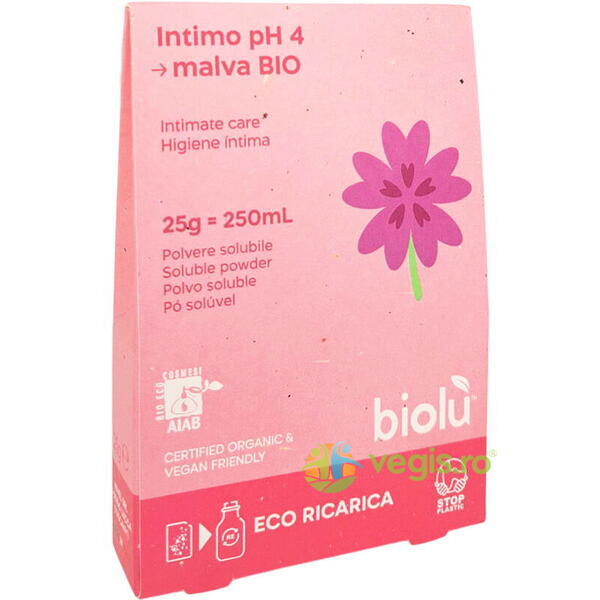 Gel pentru Igiena Intima cu Nalba Eco-Refill Bio 25g, BIOLU, Ingrijire & Igiena Intima, 1, Vegis.ro
