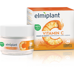 Crema de Noapte Iluminatoare Anti-Ageing Vitamin C 50ml ELMIPLANT