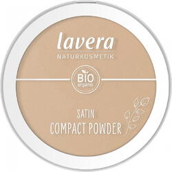 Pudra Compacta Tanned 03 Satin Powder Ecologica/Bio 9.5g LAVERA
