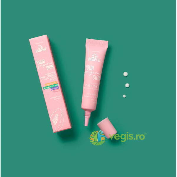 Crema Contur Ochi cu Papayaluronic pentru Luminozitate Your Gorgeous Skin 15ml, DR PAWPAW, Cosmetice Ochi, 2, Vegis.ro