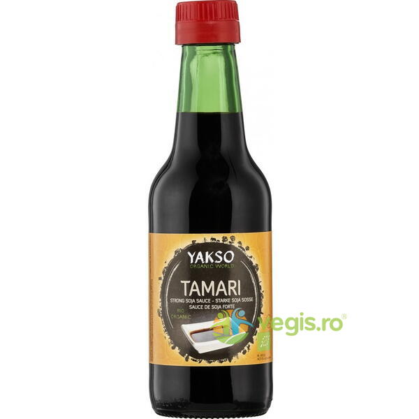 Sos de Soia Tamari fara Gluten Ecologic/Bio 250ml, YAKSO, Alimente BIO/ECO, 1, Vegis.ro