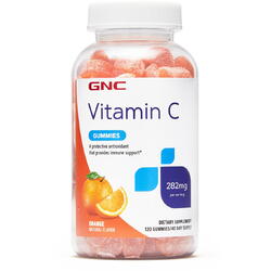 Vitamina C 282mg cu Aroma de Portocale 120 Jeleuri GNC