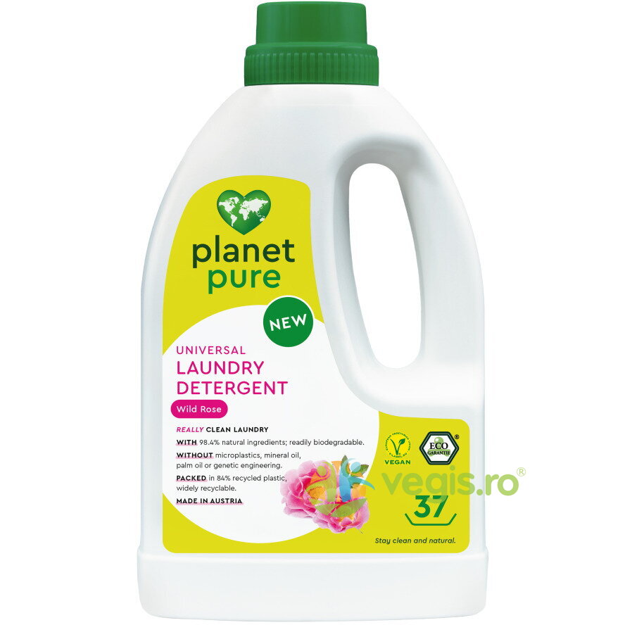 Detergent pentru Rufe cu Trandafir Salbatic Ecologic/Bio 1.48L