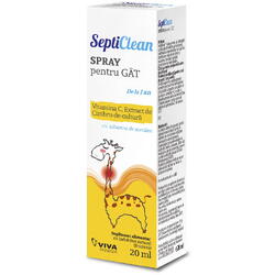 Septiclean Spray pentru Gat cu Vitamina C 20ml VITALIA PHARMA