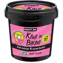 Scrub Corporal cu Kiwi si Unt de Cacao Kiwi in Bikini 200g BEAUTY JAR