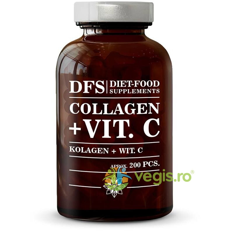 Colagen + Vitamina C 300mg 200cps