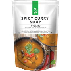 Supa cu Curry, Crema de Cocos si Ciuperci Ecologica/Bio 400g AUGA