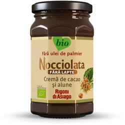 Crema cu Cacao si Alune de Padure fara Lapte (Nocciolata) Ecologica/Bio 250g RIGONI DI ASIAGO
