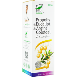 Propolis, Eucalipt si Argint Coloidal Spray 50ml MEDICA
