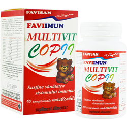 Favi Imun Multivit pentru Copii 90cpr FAVISAN