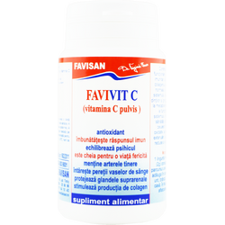 Favivit C Vitamina C Pulbere 80g FAVISAN