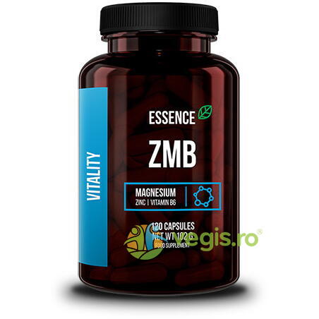 Zinc+Magneziu+B6 120cps, ESSENCE, Vitamine, Minerale & Multivitamine, 1, Vegis.ro