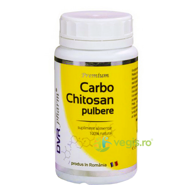 Carbo Chitosan Pulbere 240g, DVR PHARM, Pulberi & Pudre, 1, Vegis.ro