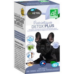 Probiotic Detox Plus pentru Catei Talie Mica (-10kg) 30g BIOVETOL