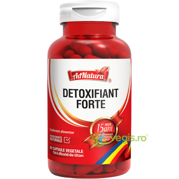Detoxifiant Forte 60cps, ADNATURA, Capsule, Comprimate, 1, Vegis.ro