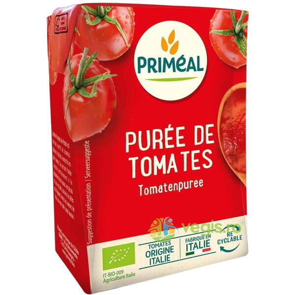 Piure de Tomate Ecologic/Bio 200g, PRIMEAL, Alimente BIO/ECO, 1, Vegis.ro