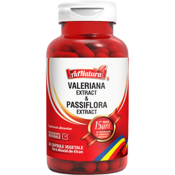 Extract de Valeriana si Passiflora 30cps ADNATURA