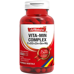 Vita-Min Complex C+D3+Zn+Se+Mg 30cps ADNATURA