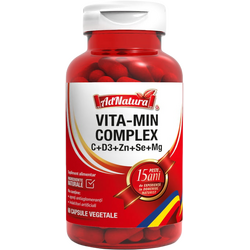 Vita-Min Complex C+D3+Zn+Se+Mg 60cps ADNATURA