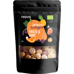 Jeleuri cu Fructe si Iaurt fara Gluten Ecologice/Bio 100g NIAVIS
