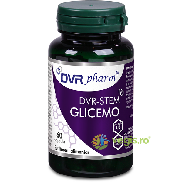 DVR Stem Glicemo 60cps, DVR PHARM, Remedii Capsule, Comprimate, 1, Vegis.ro