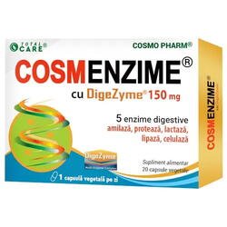 Cosm Enzime Digezyme 150mg 20cps COSMOPHARM