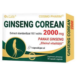 Ginseng Corean 2000mg 30cps COSMOPHARM
