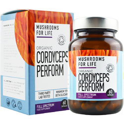 Cordyceps Perform 1000mg Full Spectrum 60cps MUSHROOMS4LIFE