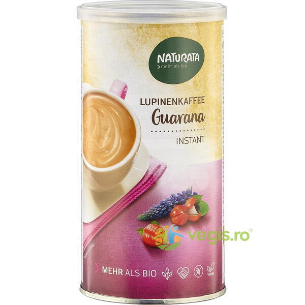 Inlocuitor Instant de Cafea cu Lupin si Guarana fara Gluten Ecologic/Bio 150g, NATURATA, Cafea, 1, Vegis.ro