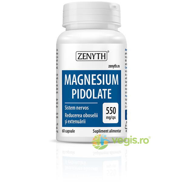 Magnesium Pidolate 60cps, ZENYTH PHARMA, Capsule, Comprimate, 3, Vegis.ro