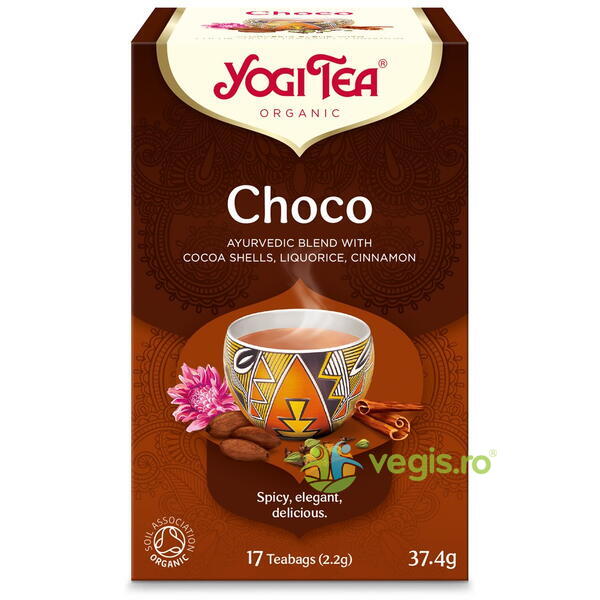 Ceai Choco Ecologic/Bio 17dz, YOGI TEA, Ceaiuri doze, 1, Vegis.ro