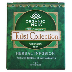 Ceai Tulsi Collection (cutie cu 6 pliculete) ORGANIC INDIA CADOU