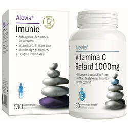 Pachet Imunio 30cps + Vitamina C Retard 1000mg 30cps ALEVIA