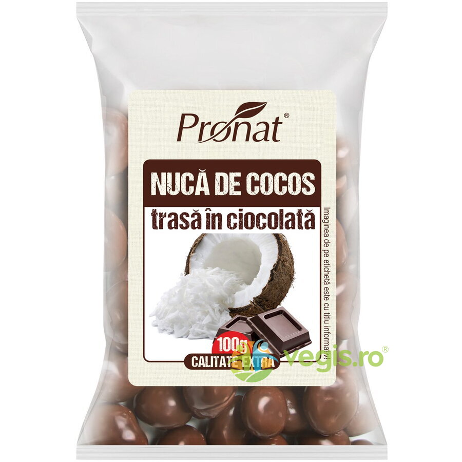 Nuca de Cocos in Ciocolata 100g